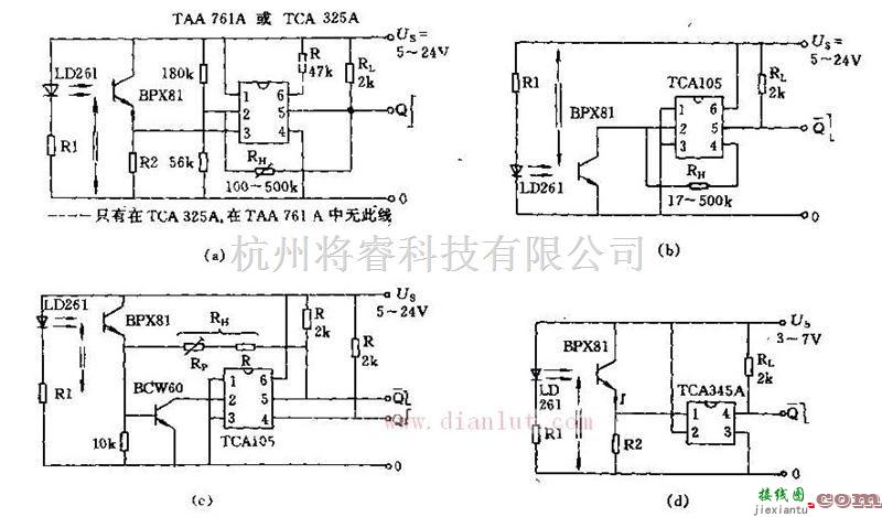 光电电路中的基于LD261的四种新型简易光栅电路  第1张