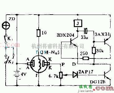 光电电路中的矿灯报警原理及电路图解  第1张
