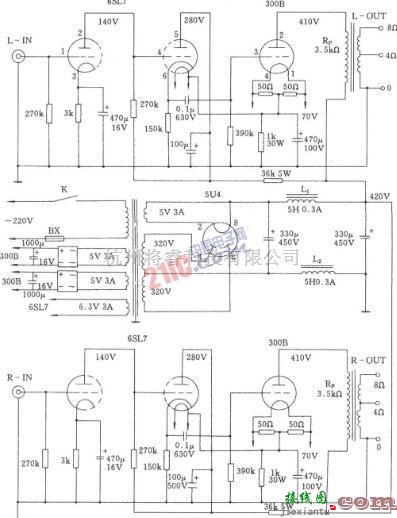 音频电路中的合并式单端A类电子管功放电路设计  第1张