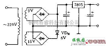 电源电路中的扩大电源变压器输出容量电路  第1张