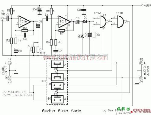 音频电路中的具有自动弹入弹出功能的音频电路  第1张