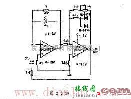 信号产生中的低频文氏桥振荡器电路原理图  第1张