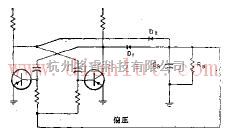 信号产生中的攻进后的自激多谐振荡器电路原理图  第1张