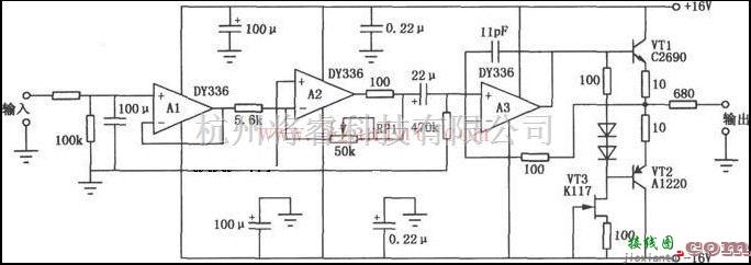 音频电路中的DY336设计的音响前级放大电路的简介  第1张