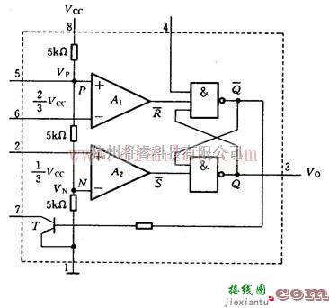 555集成定时器的内部电路  第1张