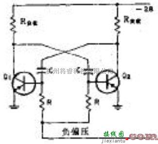 信号产生中的一般的自激多谐振荡器电路原理图  第1张