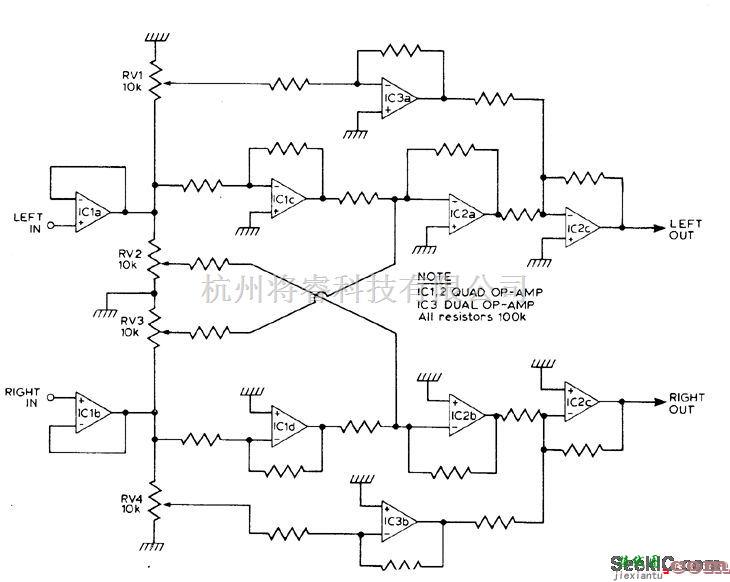 音频电路中的四通道合成器  第1张