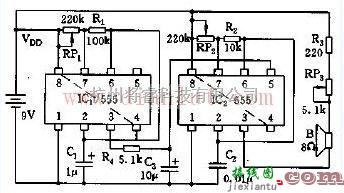 基于555的多种模拟声发生器电路  第1张