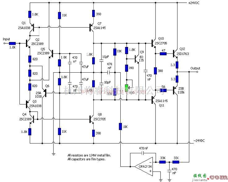 音频电路中的 基于OPA2134设计耳机放大电路  第1张