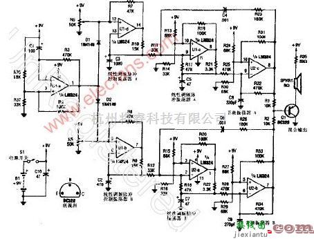 音频电路中的金丝雀声音模拟器电路设计  第1张