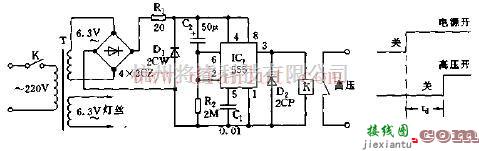 基于555芯片设计高压延时接通电路  第1张