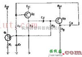 信号产生中的基本的自激多谐振荡器电路原理图  第1张