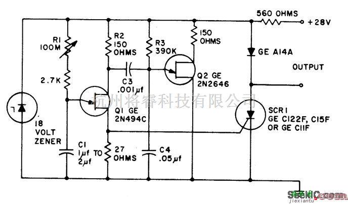 继电器控制中的超精确的长时间延时继电器电路  第1张