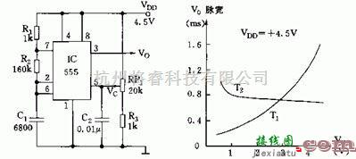 利用555（Vc）端控制占空比的压控式振荡器  第1张