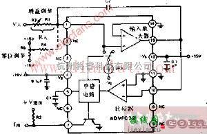 基础电路中的简易电压频率转换器原理电路图  第1张