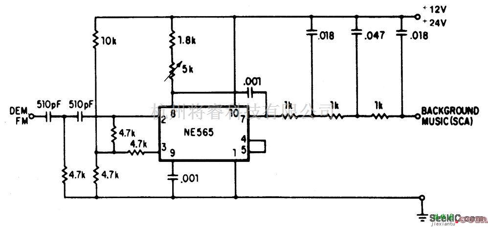音频电路中的SCA（背景音乐）解码器
  第1张