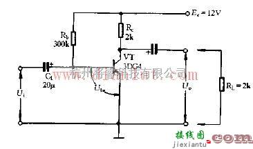 线性放大电路中的采用单管的交流电压放大电路  第1张