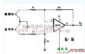 线性放大电路中的性能升级的热电偶放大器电路  第1张