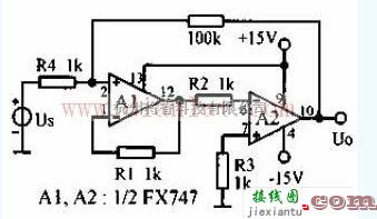 线性放大电路中的零漂移反相放大器的工作原理  第1张