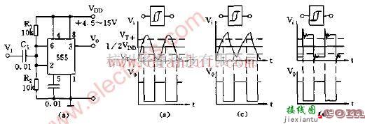 施密特触发器用于整形变换电路  第1张