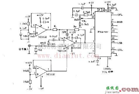 前置放大模数转换电路  第1张