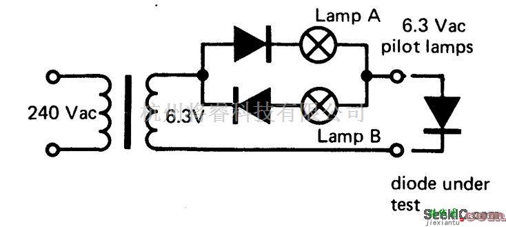 检测电路中的绕道二极管测试器  第1张