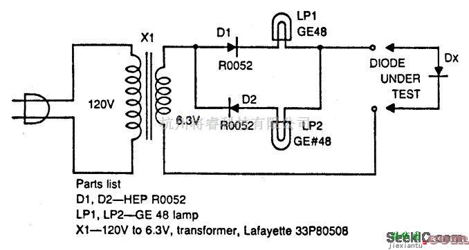检测电路中的二极管测试器  第1张
