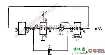 基础电路中的方波发生器电路原理图  第1张