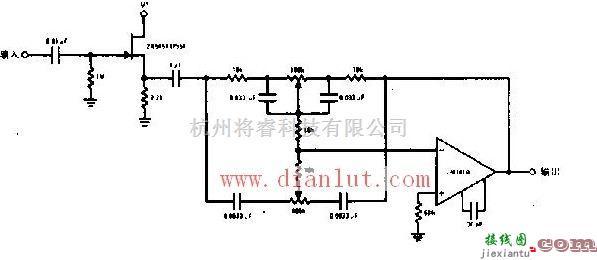 音频电路中的高保真音调控制电路原理图  第1张