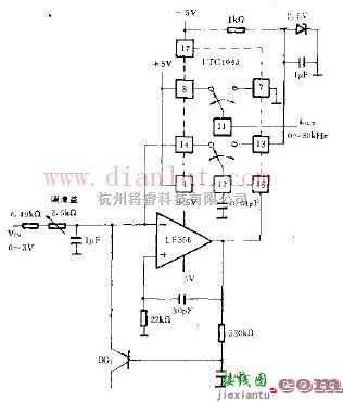 电压、频率正比例转换电路原理  第1张