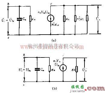 线性放大电路中的等效电路之输出回路谐振  第1张