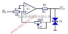 典型的同相滞回比较器电路图  第1张