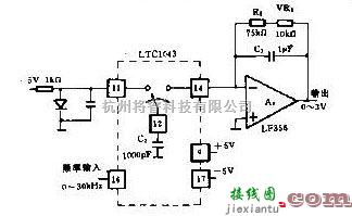 电压/频率转换电路图  第1张