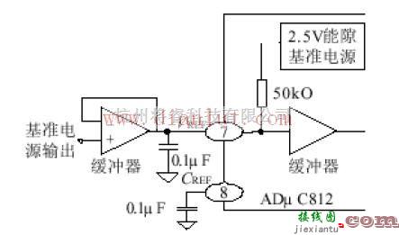 连接外部基准电源的应用电路图  第1张