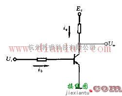 线性放大电路中的三极管共发射极电子电路图  第1张