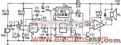 音频电路中的新型CA3160设计的D类功放电路原理图  第1张