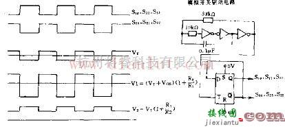 线性放大电路中的热电耦合放大电路原理图  第1张