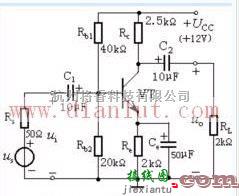 线性放大电路中的单级共射的放大电路  第1张