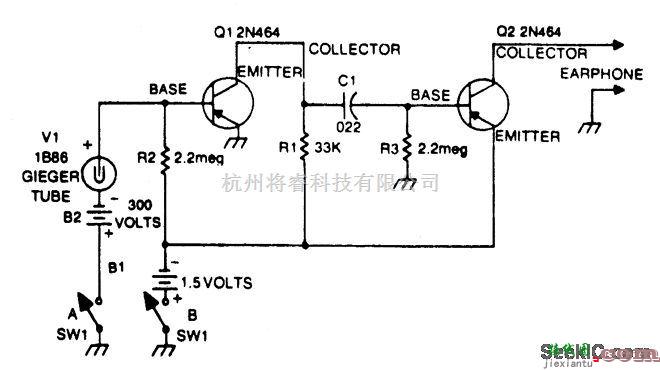 基础电路中的敏感盖革计数器  第1张