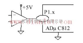 A/D转换器构成的输入缓冲放大器电源电路图  第1张