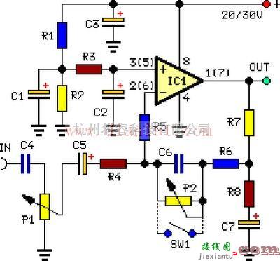 音频电路中的前置放大器升压电路  第1张