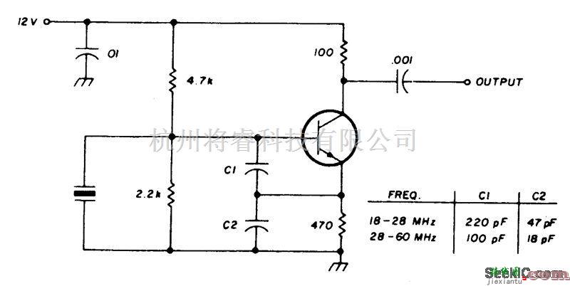 基础电路中的1 HI的国际晶体振荡器  第1张