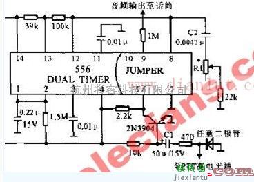 采用556双定时器设计1800Mz单音猝发电路  第1张