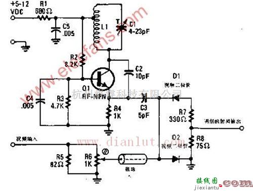 采用哈特莱振荡器制作电视调制器  第1张