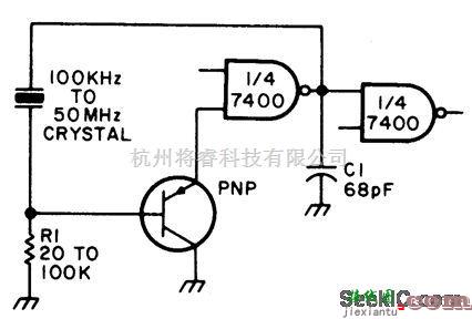 基础电路中的TTL兼容晶体振荡器  第1张