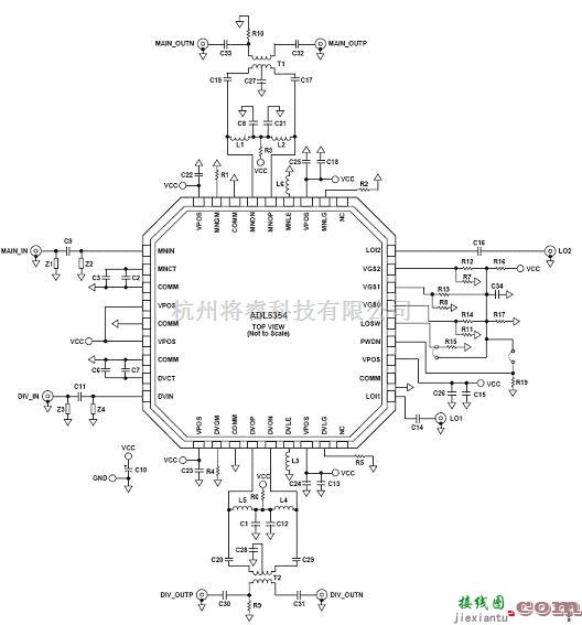 ADL5354评估板电路  第1张