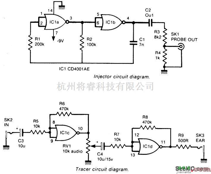 线性放大电路中的信号进样器/示踪剂  第1张