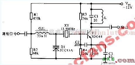 采用二倍工作频的27MHz晶体调制器  第1张