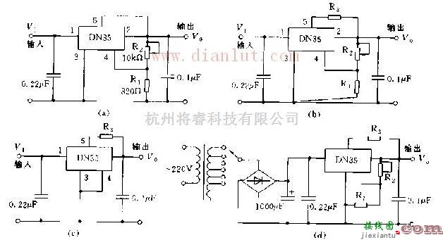 基础电路中的DN35典型应用电路原理图  第1张