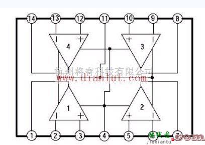 基础电路中的LM324四运算放大电路  第1张